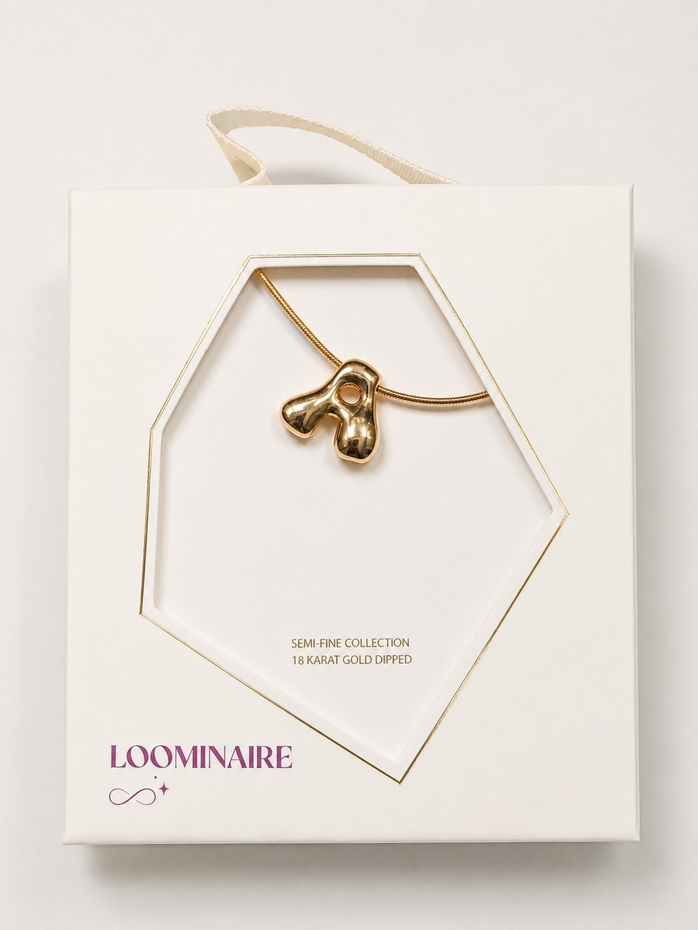Letter "A"  Necklace